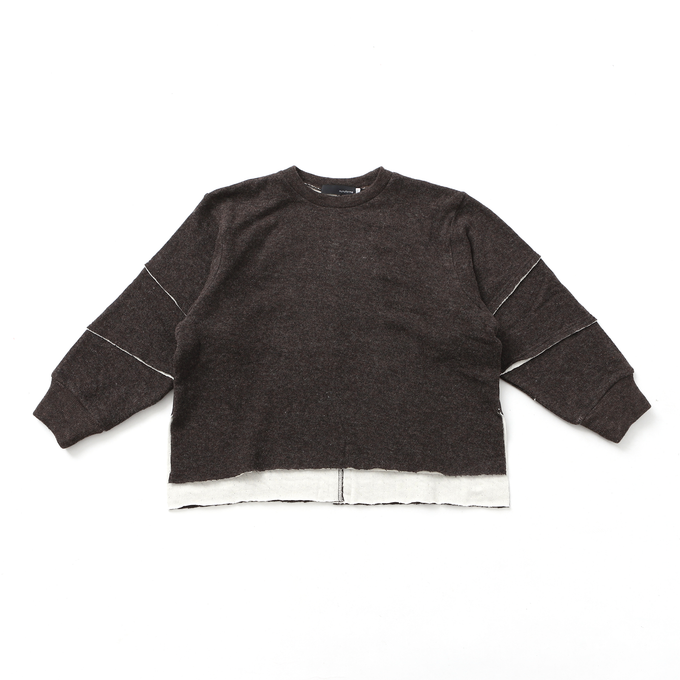 NUNUFORME ヌヌフォルム<br>裁ち切りスリーブT<br>67-nf20-948-673