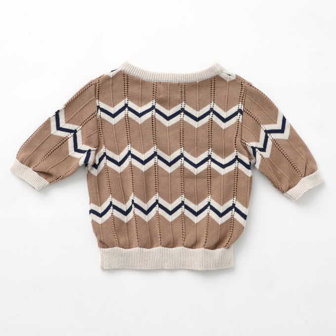 〈残り6Yのみ〉Popeline ポペリン<br>Mod.2.2 ボーダーニット<br>458011142