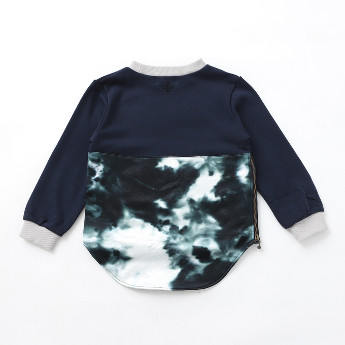 AU CLAIR DE LA LUNE<br>オークレール<br>リフレクションスウェットTOP<br>CU-2324-2