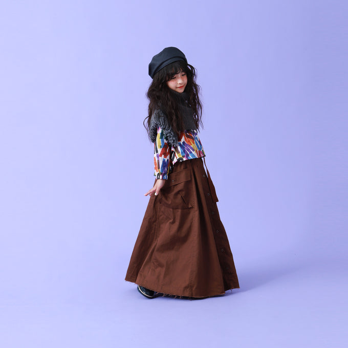 eLfinFolk エルフィンフォルク<br>Rib knit Knights cape<br>elf-232K34