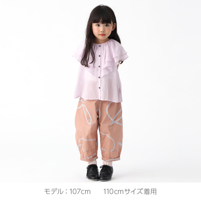 WINPIE ウィンピー<br>24WPコットンシフォンカープカラーブラウス<br>K42552