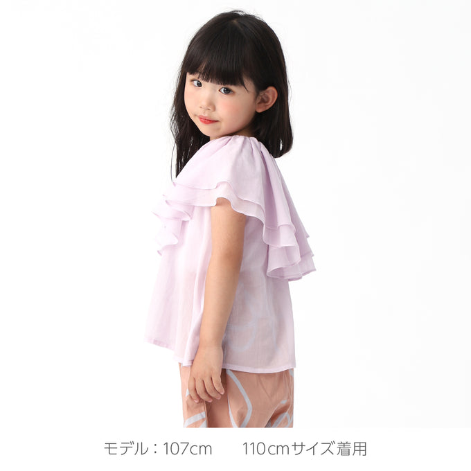 WINPIE ウィンピー<br>24WPコットンシフォンカープカラーブラウス<br>K42552