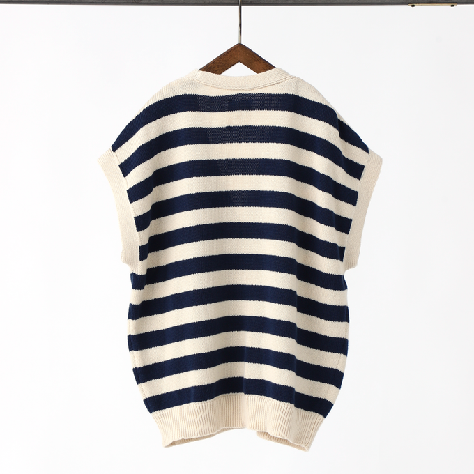 Wynken ウィンケン<br>ボーダーニットベスト<br>WK16K83