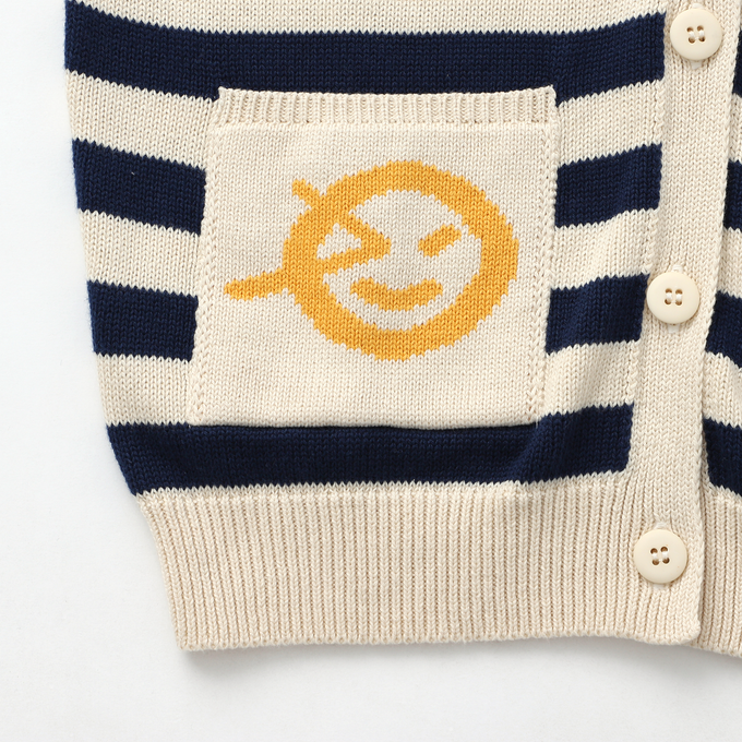 Wynken ウィンケン<br>ボーダーニットベスト<br>WK16K83