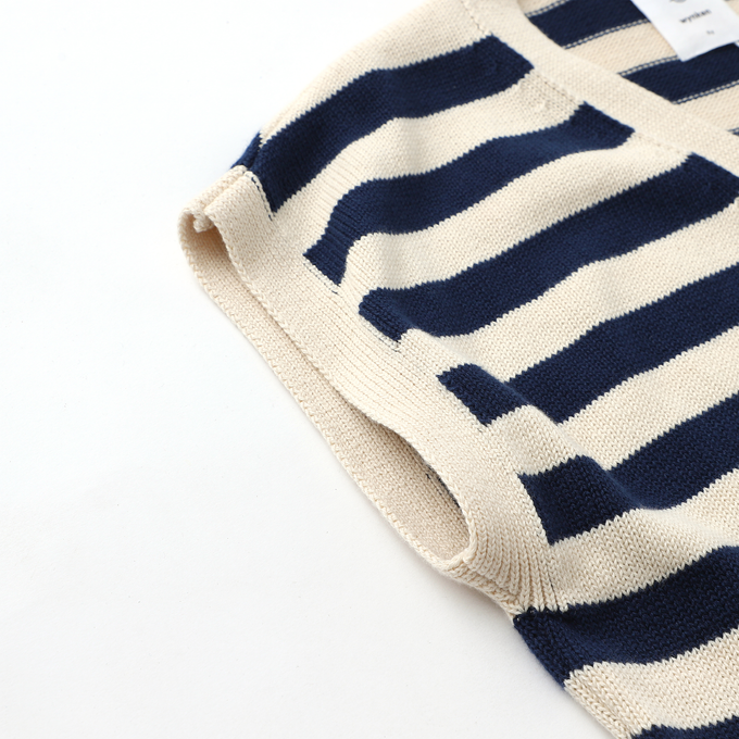 Wynken ウィンケン<br>ボーダーニットベスト<br>WK16K83