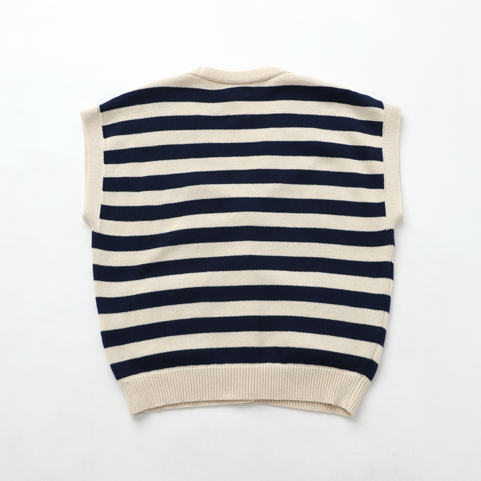 Wynken ウィンケン<br>ボーダーニットベスト<br>WK16K83