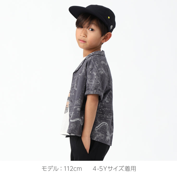 eLfinFolk エルフィンフォルク<br>Noctua Open collared Shirt<br>elf-241F12