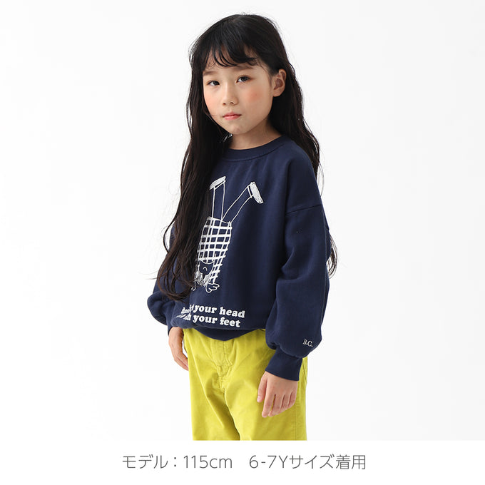 BOBOCHOSES<br>ボボショセス<br>Headstand Child sweatshirt<br>223AC035