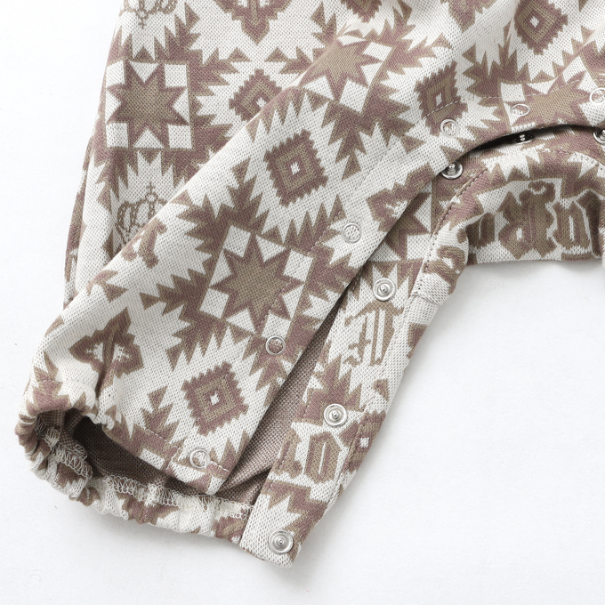 eLfinFolk エルフィンフォルク<br>Eight Star Jaquard Rompers<br>elf-232J13