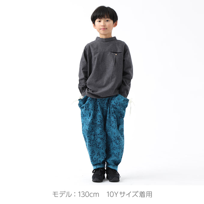 Popelin ポペリン<br>ハイネックフランネルシャツ<br>Mod.17.3