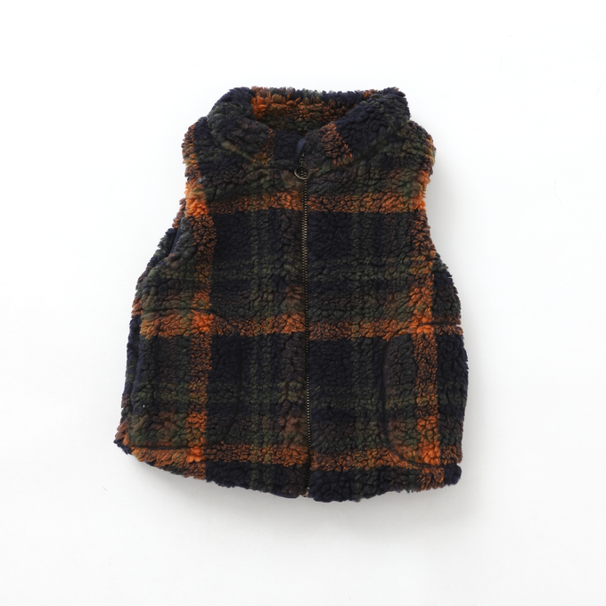 1+ in the family<br>ワンモアインザファミリー<br>BABYチェックベスト<br>LARS