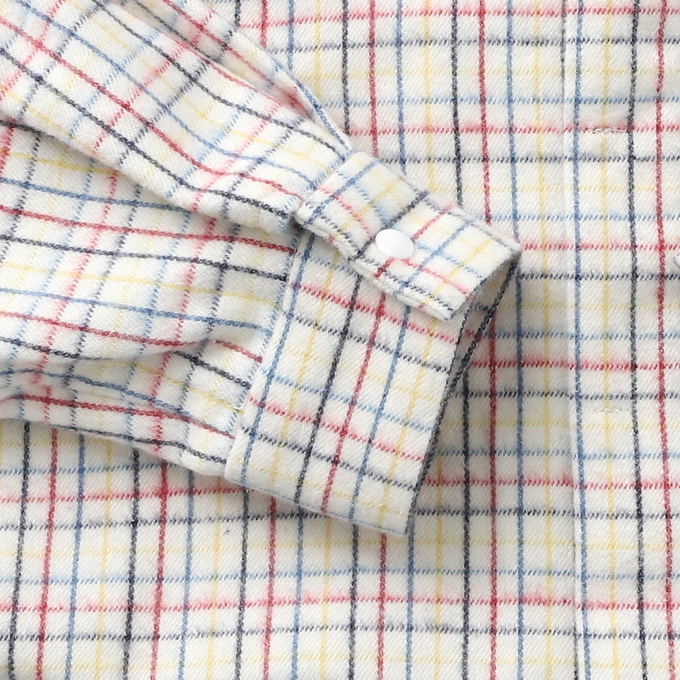 NUNUFORME ヌヌフォルム<br>inuinuシャギーチェックシャツ<br>61-nf20-509-194