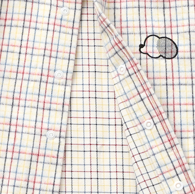 NUNUFORME ヌヌフォルム<br>inuinuシャギーチェックシャツ<br>61-nf20-509-194