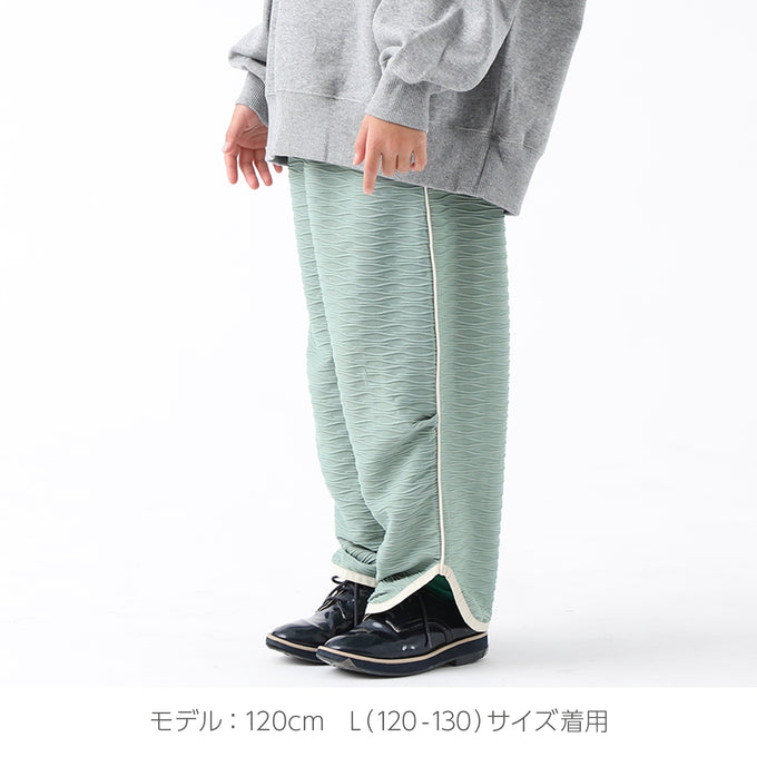 PARK MADE IN KYOTO<br>サイドパイピング膨れジャガードパンツ