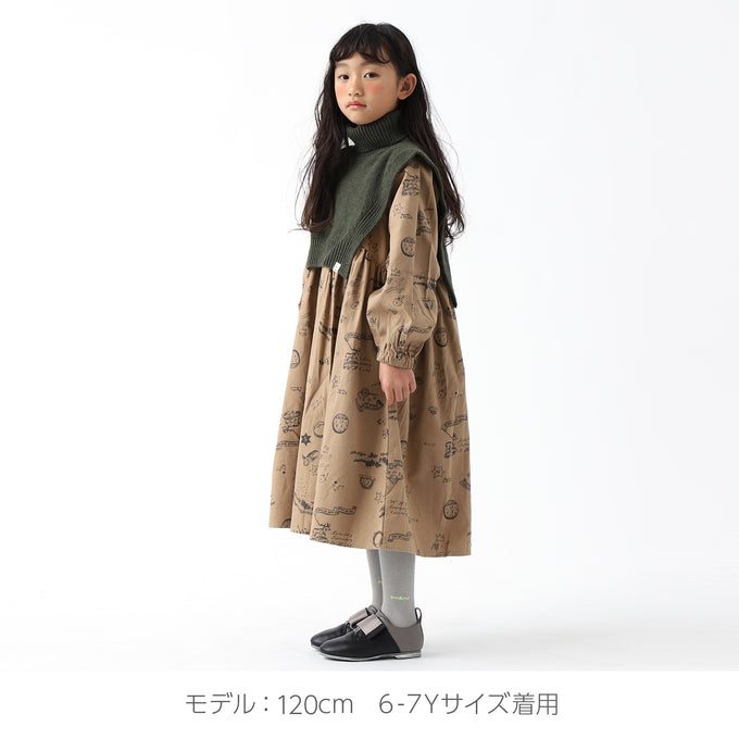 eLfinFolk エルフィンフォルク<br>AuRora tarina printed Dress<br>elf-232F03
