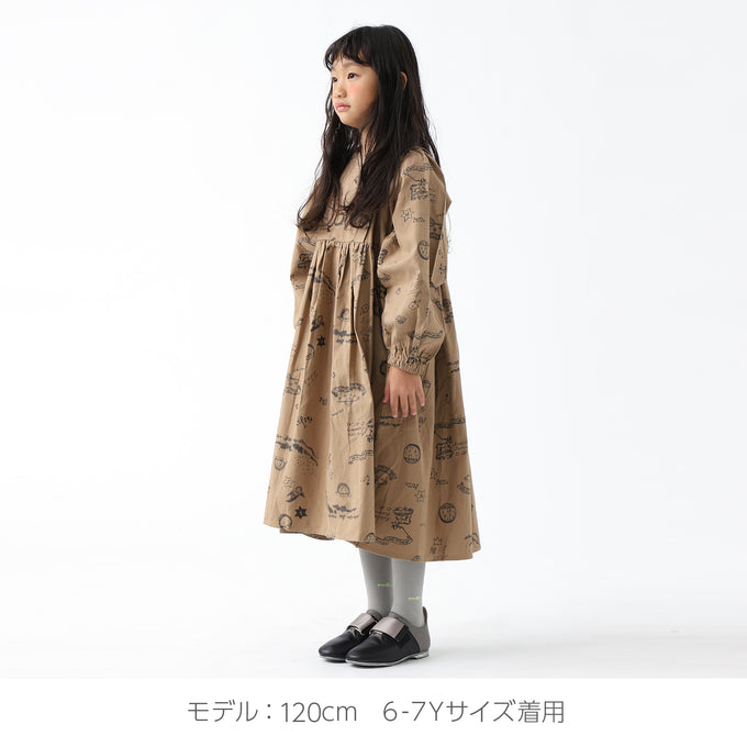 eLfinFolk エルフィンフォルク<br>AuRora tarina printed Dress<br>elf-232F03