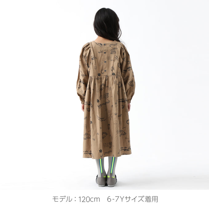 eLfinFolk エルフィンフォルク<br>AuRora tarina printed Dress<br>elf-232F03