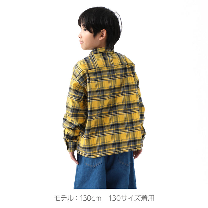 EAST END HIGHLANDERS<br>イーストエンドハイランダーズ<br>オープンカラーシャツ チェック<br>SHT-024