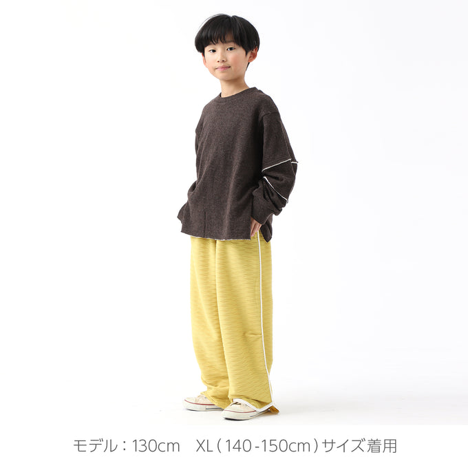 PARK MADE IN KYOTO<br>サイドパイピング膨れジャガードパンツ
