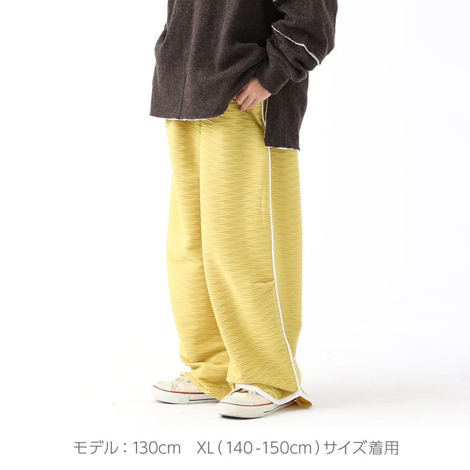 PARK MADE IN KYOTO<br>サイドパイピング膨れジャガードパンツ
