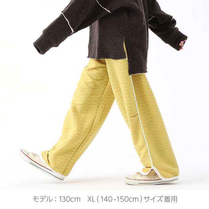 PARK MADE IN KYOTO<br>サイドパイピング膨れジャガードパンツ