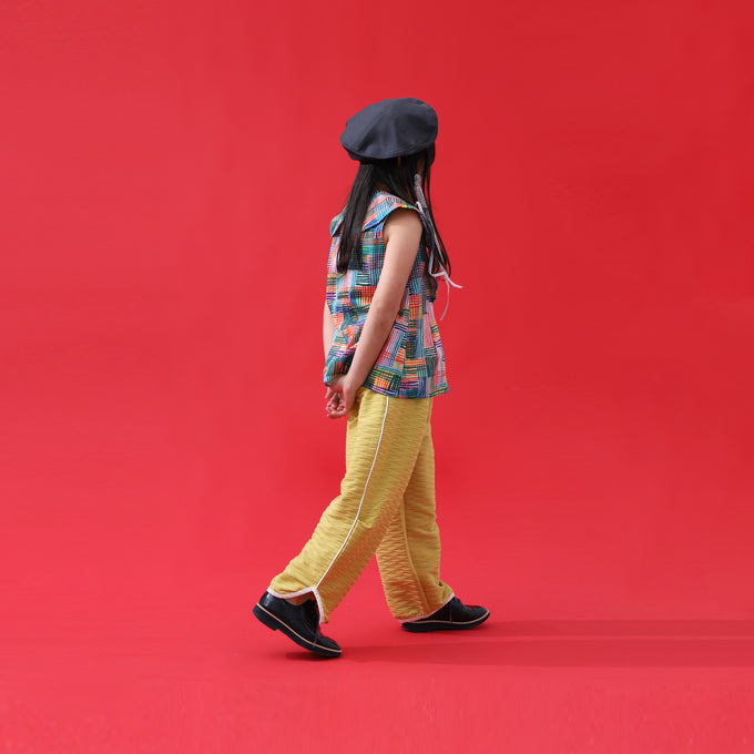 PARK MADE IN KYOTO<br>サイドパイピング膨れジャガードパンツ