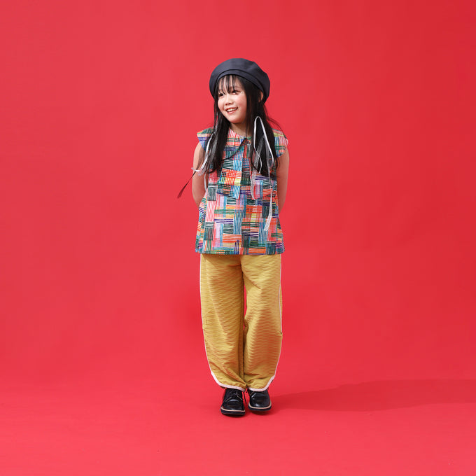 PARK MADE IN KYOTO<br>サイドパイピング膨れジャガードパンツ