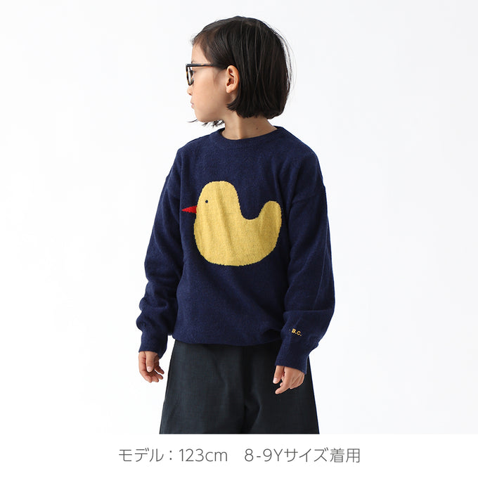 〈残り6-7Yのみ〉BOBOCHOSES<br>ボボショセス<br>Rubber Duck intarsia jumper<br>223AC113
