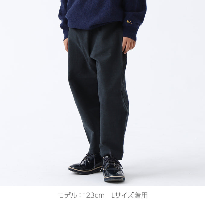 PARK MADE IN KYOTO<br>Side tuck Pants<br>久留米織スラブVer