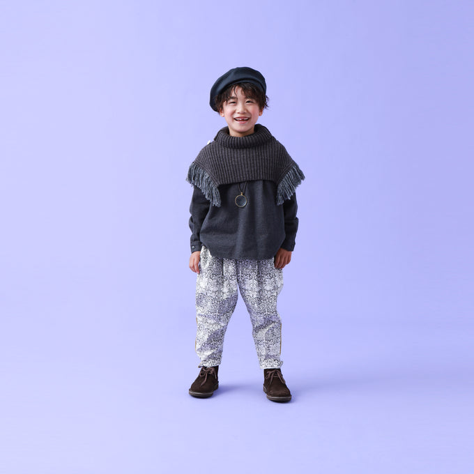 eLfinFolk エルフィンフォルク<br>Rib knit Knights cape<br>elf-232K34