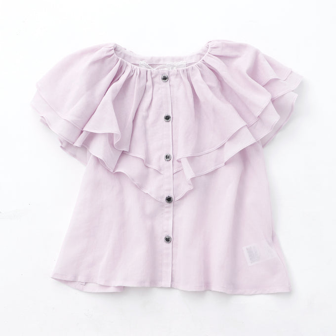 WINPIE ウィンピー<br>24WPコットンシフォンカープカラーブラウス<br>K42552