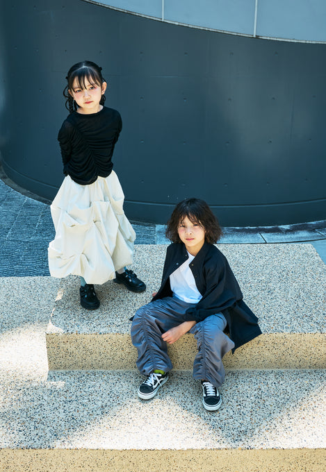 TOBOGGAN<br> トボガン<br>gathered pants