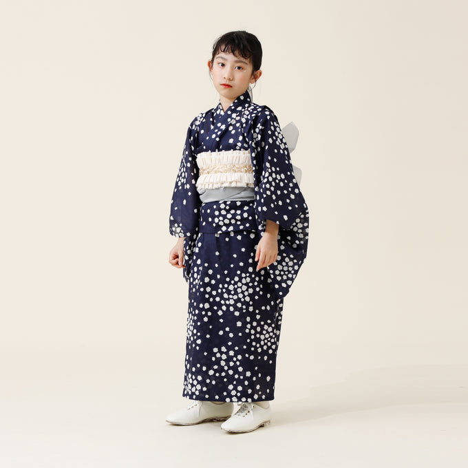 〈BOTTAN セパレート浴衣〉<br>キッズも大人っぽく纏めたい♫PARK MIXコーデ提案♡兵児帯1本セット