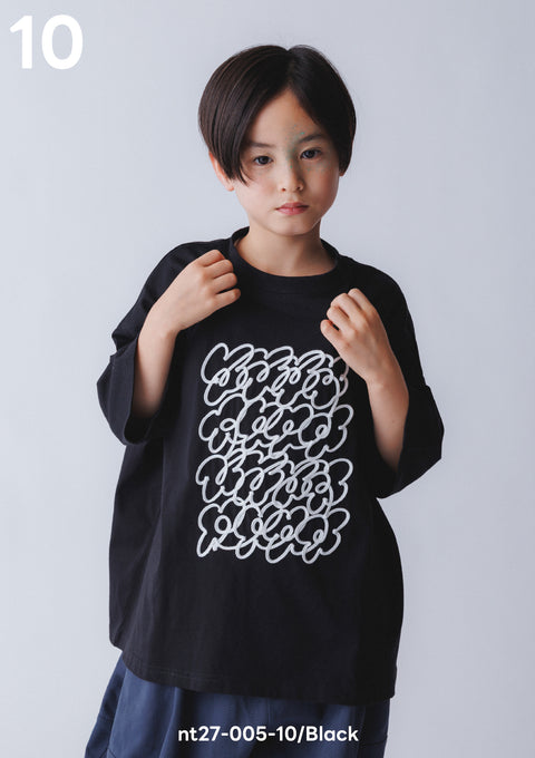 NUNUFORME<br> ヌヌフォルム<br>【27ssご予約 2月入荷予定】<br>フラワーロープ刺繍T<br>nt27-005-10