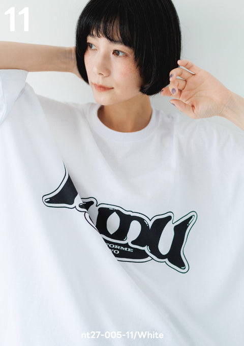 NUNUFORME<br> ヌヌフォルム<br>【27ssご予約 2月入荷予定】<br>MELTYロゴT<br>nt27-005-11