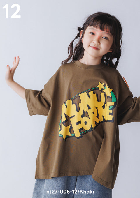 NUNUFORME<br> ヌヌフォルム<br>【27ssご予約 2月入荷予定】<br>Space PopロゴT<br>nt27-005-12