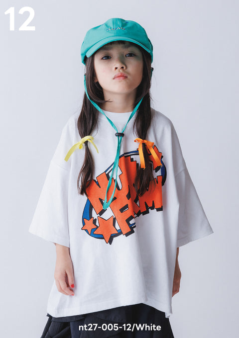 NUNUFORME<br> ヌヌフォルム<br>【27ssご予約 2月入荷予定】<br>Space PopロゴT<br>nt27-005-12