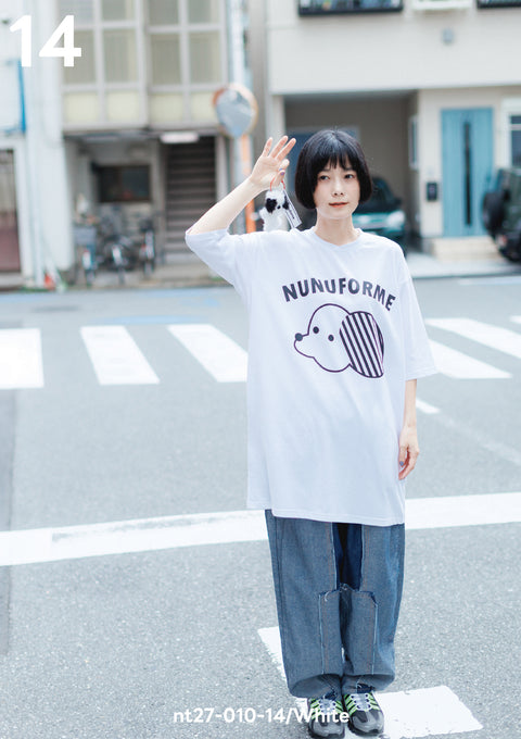 NUNUFORME<br> ヌヌフォルム<br>【27ssご予約 2月入荷予定】<br>BIGINUINUロングT<br>nt27-010-14