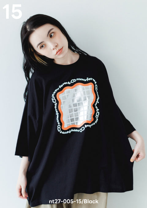 NUNUFORME<br> ヌヌフォルム<br>【27ssご予約 2月入荷予定】<br>inuinuチェックT<br>nt27-005-15