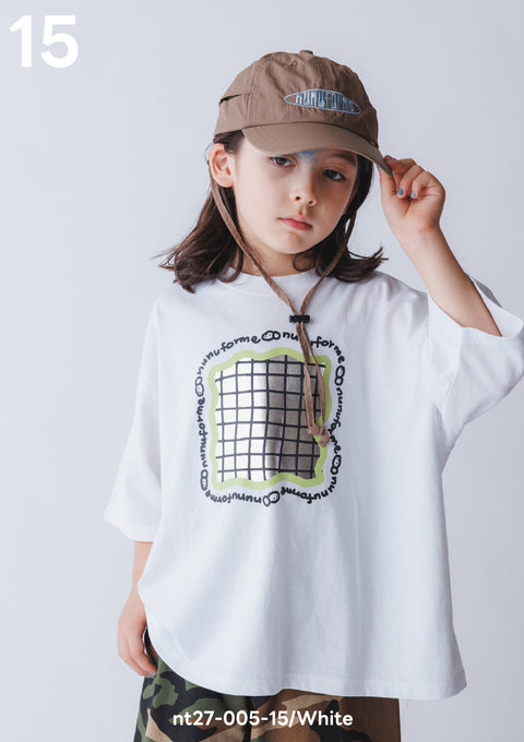 NUNUFORME<br> ヌヌフォルム<br>【27ssご予約 2月入荷予定】<br>inuinuチェックT<br>nt27-005-15