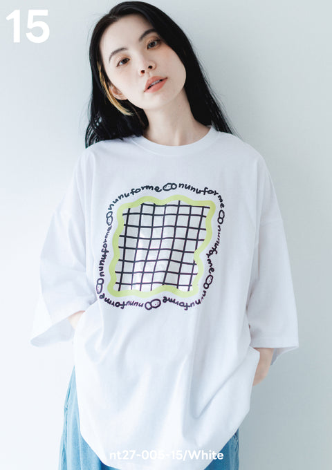 NUNUFORME<br> ヌヌフォルム<br>【27ssご予約 2月入荷予定】<br>inuinuチェックT<br>nt27-005-15