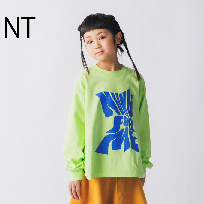 NUNUFORME<br> ヌヌフォルム<br>【26awご予約 8月入荷予定】<br>ツイストロゴ ロングスリーブT<br>nt26-007-04