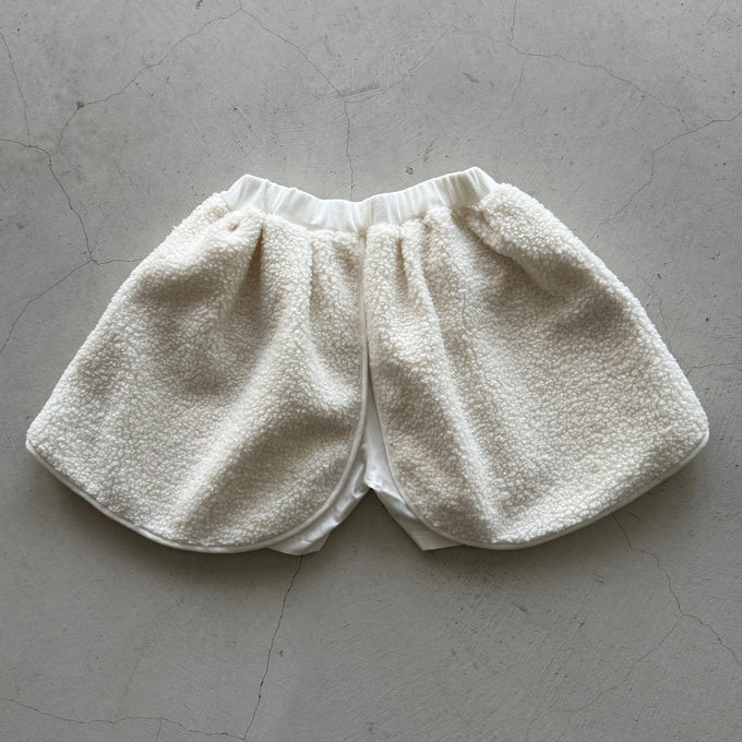UNIONINI<br>ユニオニーニ<br>【26awご予約9-10月入荷予定】<br>poodle short pants<br>PT-132
