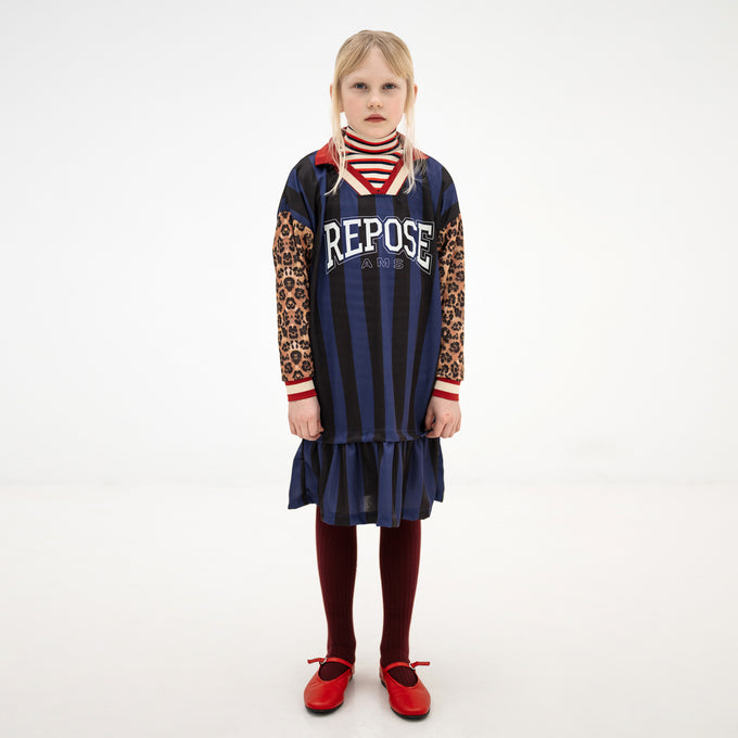 Repose AMS<br>リポーズ<br>sports jersey dress<br>AW26-93