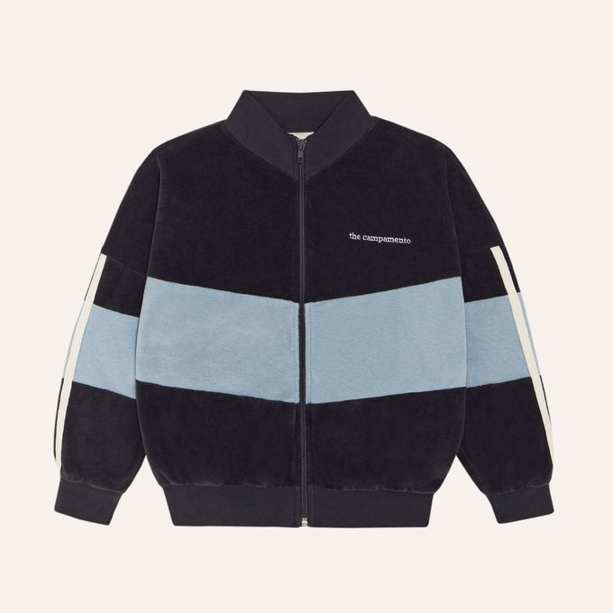 The Campament ザカンパメント <br>Grey Color Block Sweatshirt<br>TC-AW26-66