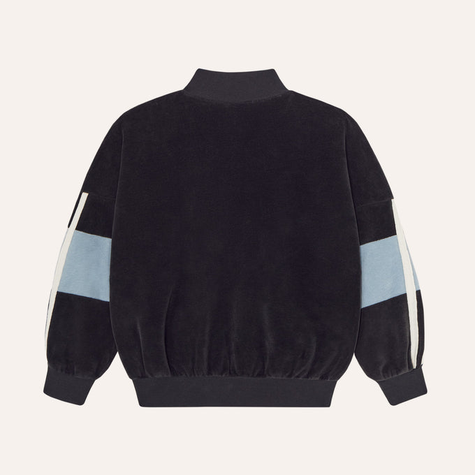 The Campament ザカンパメント <br>Grey Color Block Sweatshirt<br>TC-AW26-66