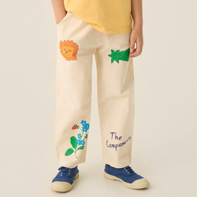 The Campament ザカンパメント <br>Drawings Ecru Trousers<br>TC-SS26-68