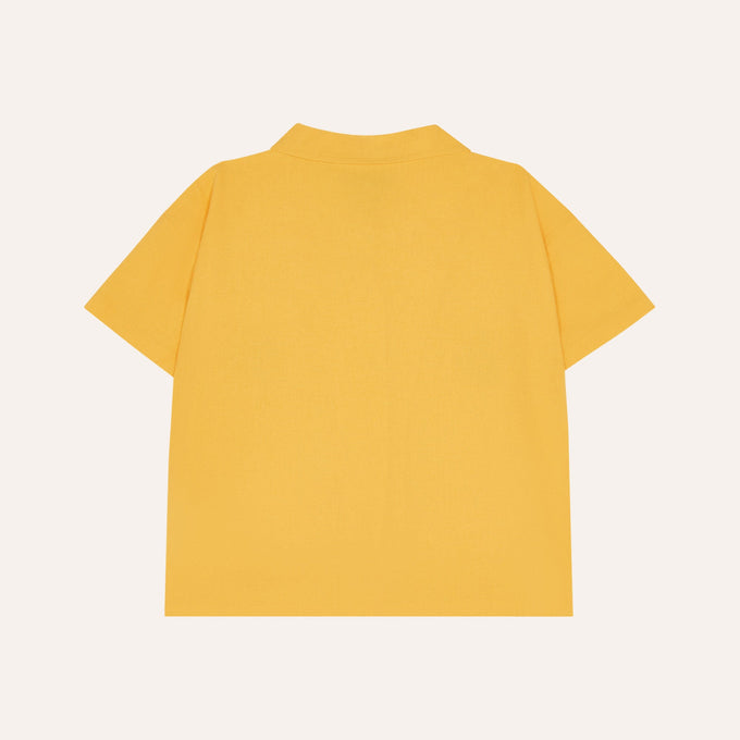 The Campament ザカンパメント <br>Flowers Yellow Shirt<br>TC-SS26-30