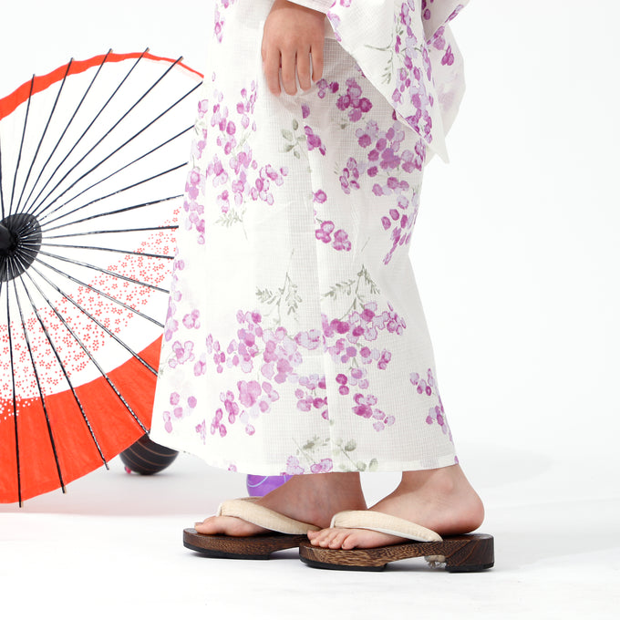 〈BOTTAN セパレート浴衣〉<br>キッズも大人っぽく纏めたい♫PARK MIXコーデ提案♡兵児帯1本セット