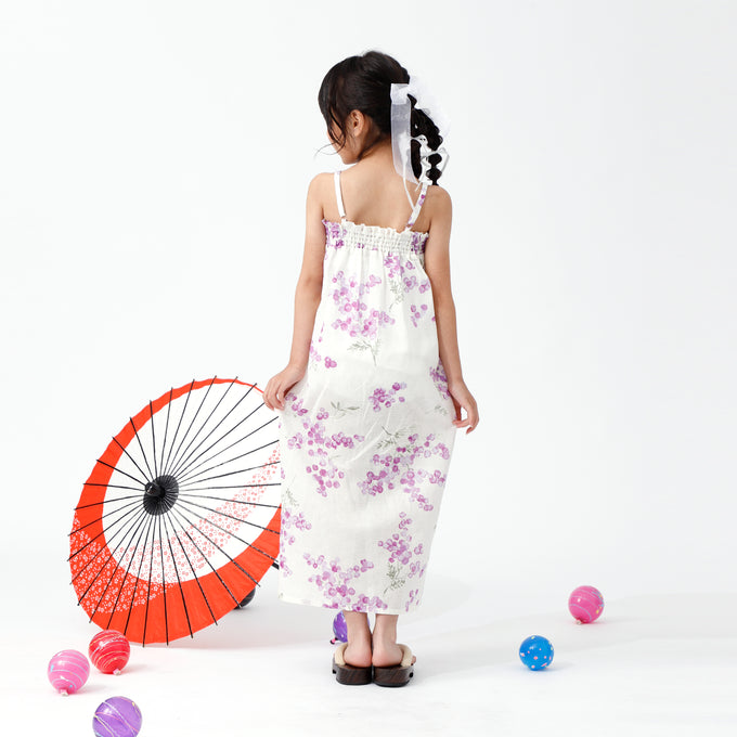 〈BOTTAN セパレート浴衣〉<br>キッズも大人っぽく纏めたい♫PARK MIXコーデ提案♡兵児帯1本セット